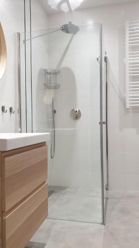 Ένα μπάνιο στο LAGUNA Apartament 21 Willa Leśna