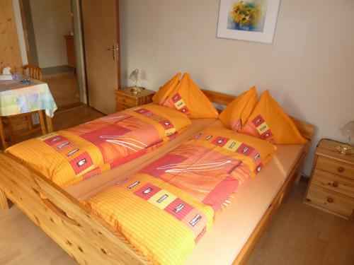 Letto o letti in una camera di Hotel Restaurant Sunnmatt