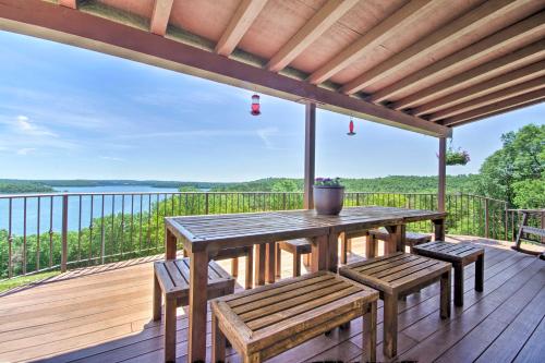 A balcony or terrace at Evolve Lake Norfork Home Patio, Balcony, Views