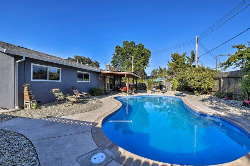 Updated Sacramento Home with Grill, Patio, and Pool!