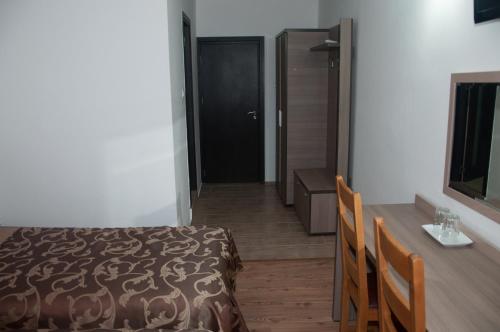 Katil atau katil-katil dalam bilik di Hotel Popasul Iancului
