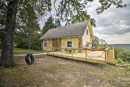 Branson Area Cabin with Beautiful Views and Fire Pit!