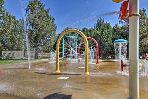 a water park with two water fountains at Redmond House with Community Amenities Access in Redmond