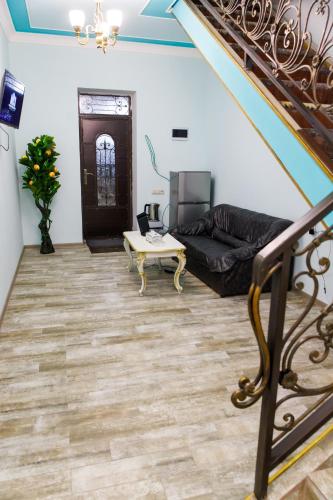 Χώρος καθιστικού στο Hotel Gold