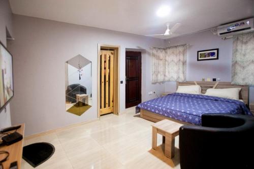 Vuode tai vuoteita majoituspaikassa Amazing Grace Hostel and International Serviced Apartments