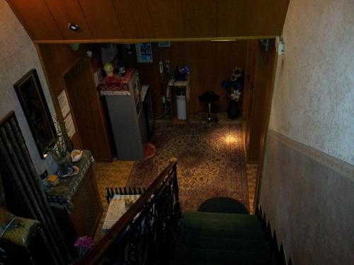 an overhead view of a staircase in a house at Hotel Acapulco in Milan