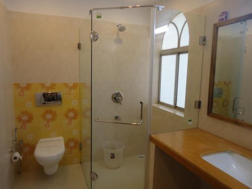 A bathroom at Colonia Santa Maria