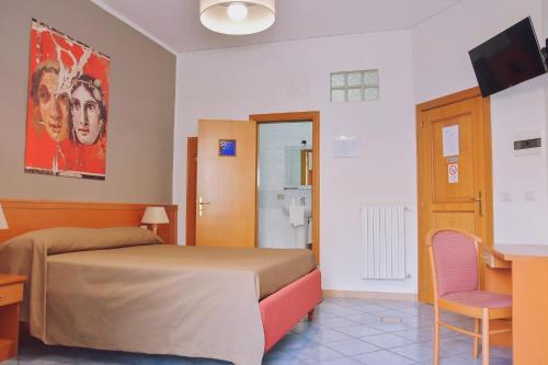 TV a/nebo společenská místnost v ubytování Hotel Piccolo Sogno
