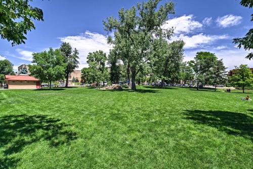a park with green grass and a tree in it at Dtwn Golden Apt Less Than 9 Mi to Red Rocks Amphitheater! in Golden