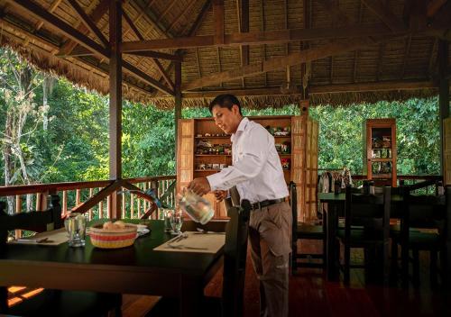A restaurant or other place to eat at Tambopata Research Center