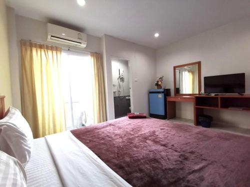 Ban Kaew Guesthouse Songkhla 객실 침대