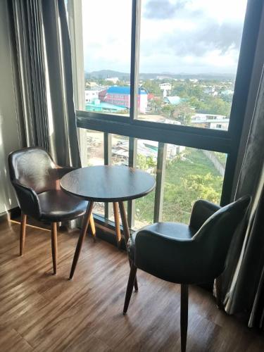 Balkoni atau teres di PS Thungsao Hotel