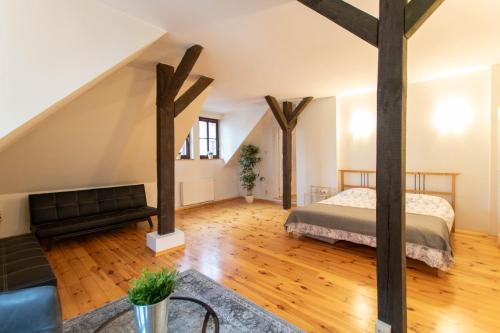 Letto o letti in una camera di Rose Old Town Apartment