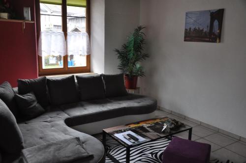 Zona de estar de Ferienwohnungen Alter Raaben