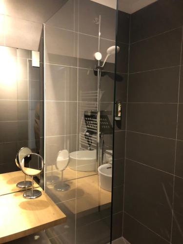 Kúpeľňa v ubytovaní Dahoam by Sarina - Village Appartements