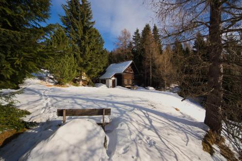 Falkert-Hütte „Beim Almöhi" v zimě