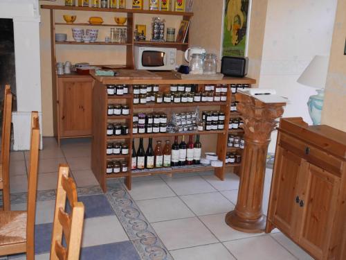 Dapur atau dapur kecil di Le clos du Tay