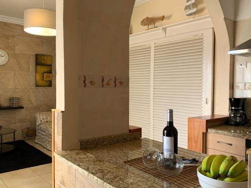 Køkken eller tekøkken på PLAYA CHICA BEACH 1