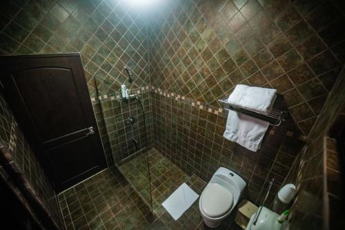 Koupelna v ubytování Hotel Poza Blanca Lodge