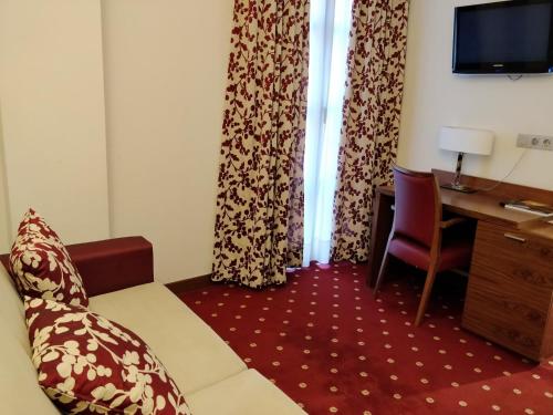 Postel nebo postele na pokoji v ubytování Alameda Centro