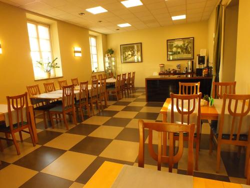 En restaurant eller et andet spisested på Hotel Eco