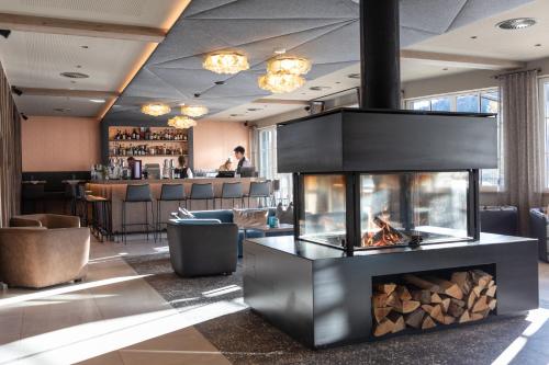 Lounge atau bar di Hotel Seespitz Seefeld Superior