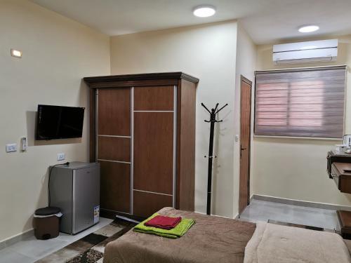 TV a/nebo společenská místnost v ubytování Petra 555