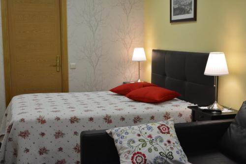 Katil atau katil-katil dalam bilik di Arouca Passadiços Alojamento & Jacuzzi