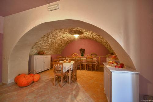 Dining area in a vidéki vendégházakat