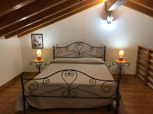 Cama o camas de una habitación en Borgo Barone