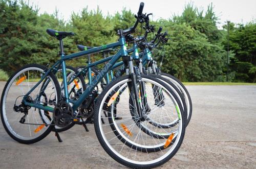 DOM NAD JEZIOREM HUBKA przy ścieżce rowerowej Velo Dunajec i Velo Czorsztynの敷地内または近くで楽しめるサイクリング