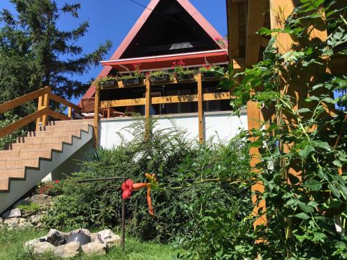 Zahrada ubytování Wooden Apartman Prémium Jacuzzival