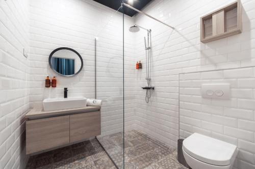 Catalog Boutique Rooms tesisinde bir banyo