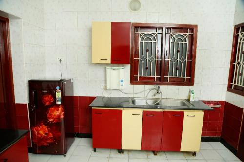 Kuchyň nebo kuchyňský kout v ubytování ZuriEL Suite GUEST HOUSE