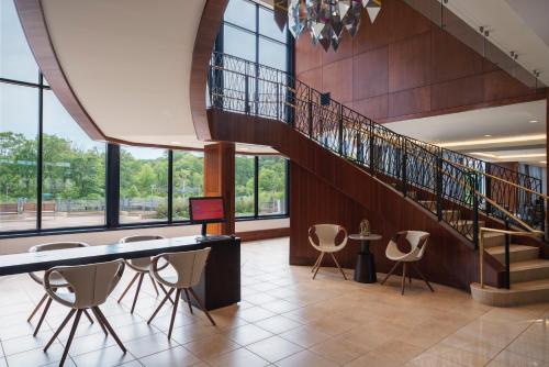 Posezení v ubytování Hyatt Regency Coralville