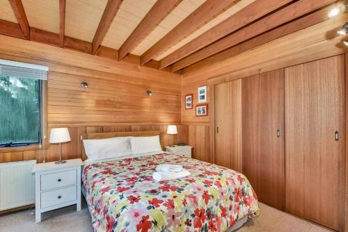 Ένα ή περισσότερα κρεβάτια σε δωμάτιο στο Snowgoose