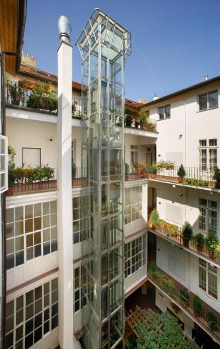 Das Gebäude in dem sich das Hotel befindet