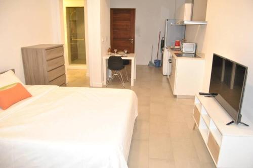 Katil atau katil-katil dalam bilik di Studio 208 Ebene Square Urban Living
