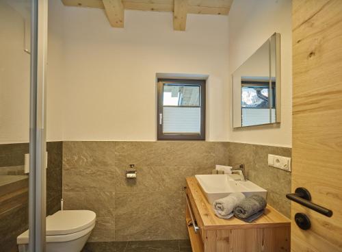 Kylpyhuone majoituspaikassa Apart Montagna