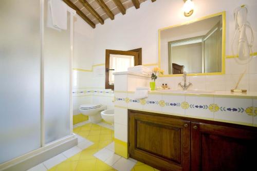 Et badeværelse på Villa La Capinera