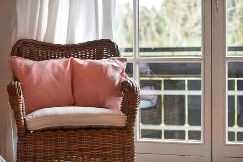 Ruang duduk di Ferienhaus Nest