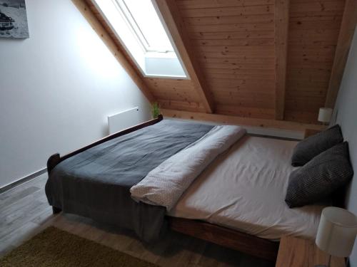 Postel nebo postele na pokoji v ubytování Appartement Le Miracle Rezidence Speicher