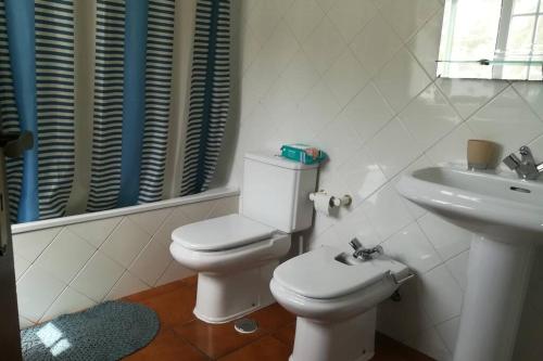 Et badeværelse på Casa Mareco