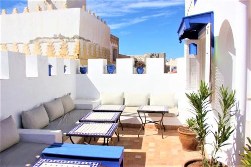 Χώρος καθιστικού στο Riad Haizea Mogador