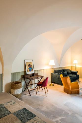 Posezení v ubytování Ecole Olargues - Chambres & restaurant - Teritoria