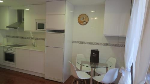 Dapur atau dapur kecil di Apartamentos Palacio Azcárate Travesía Calvario