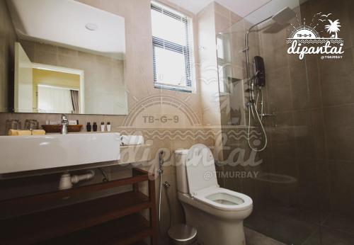 Salle de bains dans l'établissement dipantai TIMURBAY SeaView GrdFloor Private Residence
