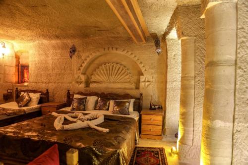 พื้นที่นั่งเล่นของ Goreme Palace Cave Suites