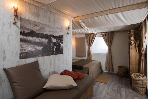 Зона вітальні в Camping Barco Reale