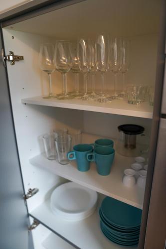 Küche/Küchenzeile in der Unterkunft Panorama Appartement